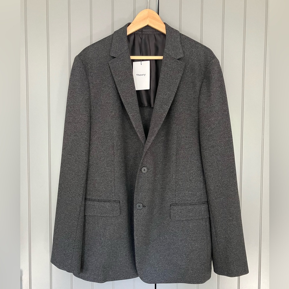 *NWT* MEN’S THEORY CLINTON O PONTE TWILL BLAZER
